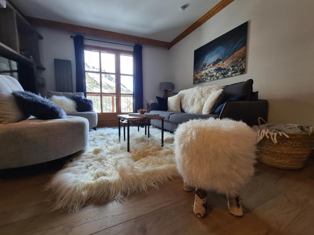 Arc 1950 Appartement De Standing Refuge Du Montagnard, Vue Incroyable Sur Le Montblanc, Skis Aux Pieds Acces Spa Et Piscine Les Arcs (Savoie) Exterior foto