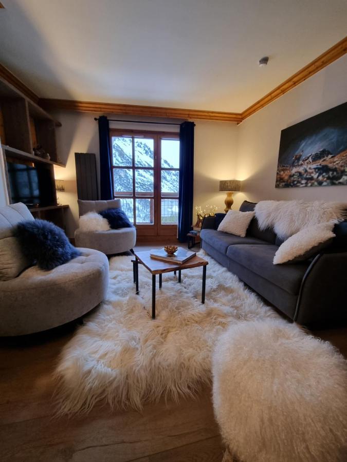 Arc 1950 Appartement De Standing Refuge Du Montagnard, Vue Incroyable Sur Le Montblanc, Skis Aux Pieds Acces Spa Et Piscine Les Arcs (Savoie) Exterior foto