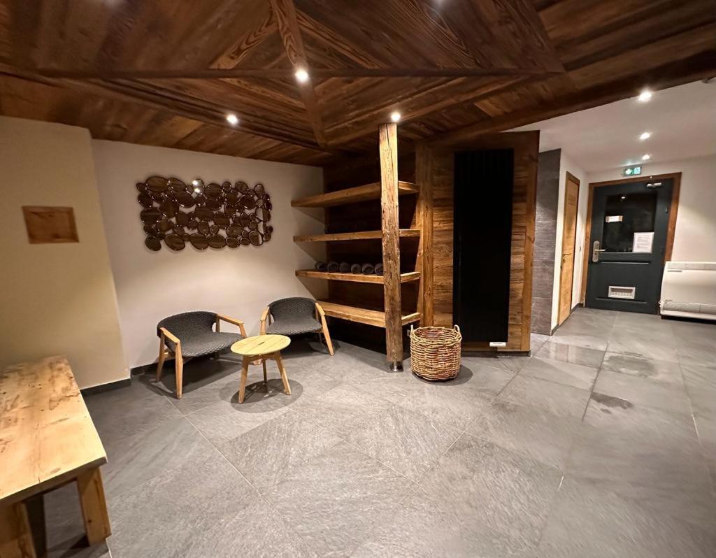 Arc 1950 Appartement De Standing Refuge Du Montagnard, Vue Incroyable Sur Le Montblanc, Skis Aux Pieds Acces Spa Et Piscine Les Arcs (Savoie) Exterior foto